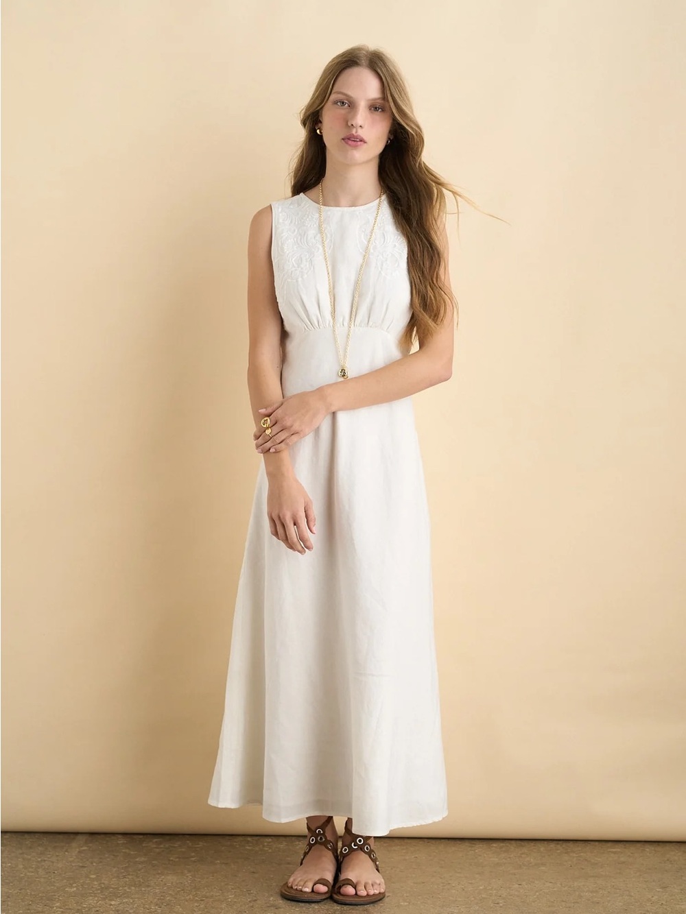 Sonmer Olivia Dress White